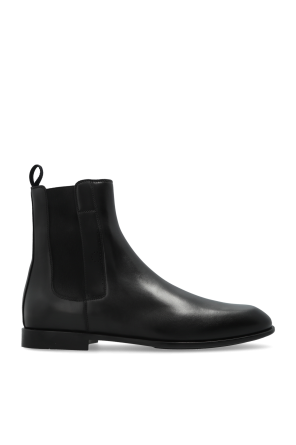 ブーツその他 DRIES VAN NOTEN LEATHER ASYMMETRIC BOOTS DRIES VAN NOTEN Zipped Ankle Boots | Black | FARFETCH